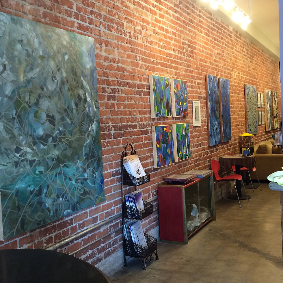 North wall installation view