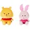 Miniature : Grande paire de peluches magnétiques Disney Winnie l’Ourson et Porcinet