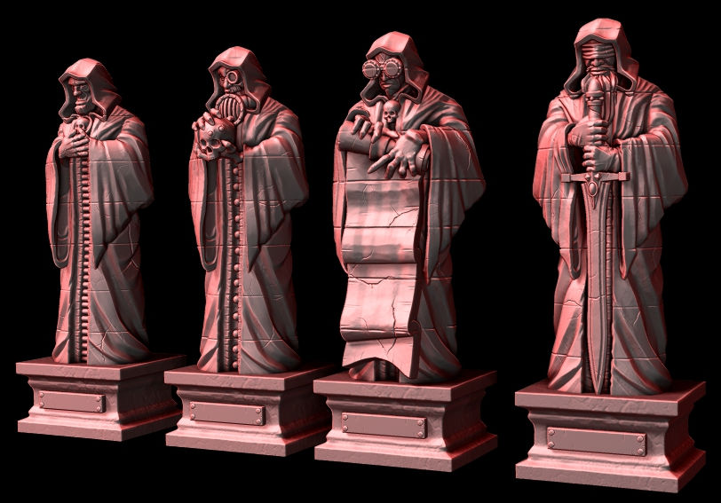 Thumbnail: Statues and bas reliefs