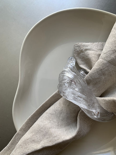Jessica Vedel River Napkin Holder Glass