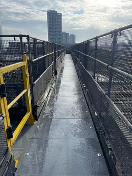 Installation of GRP Decking & Security Gates
