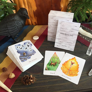 英語版 The WilderWoven Tarot タロットカード 特価品セ フランス語】WilderWoven Tarot【タロットカード