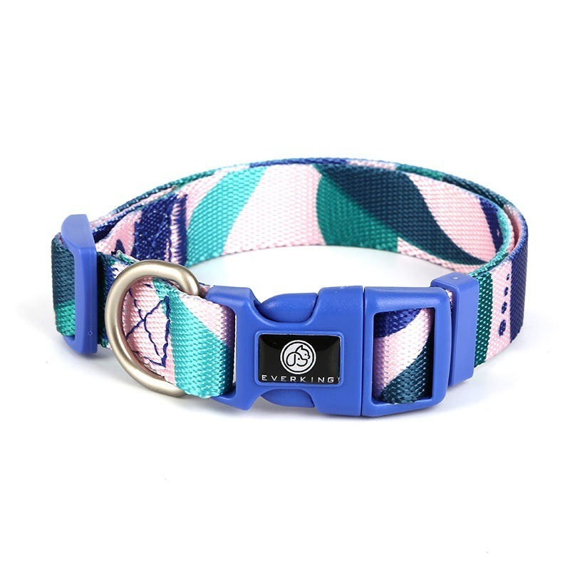 Thumbnail: Printed Easy Walk Running Training  Anti-Twist Harness Collar Leash Set DHFP2203