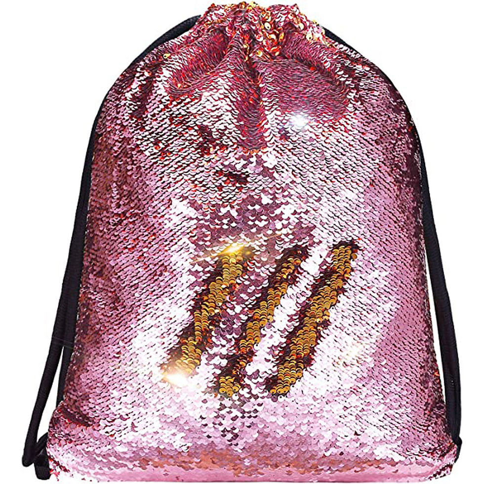 Thumbnail: 21LE03020 Gliter Drawstring Backpack