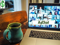 AgChat computer screen with logo and nam
