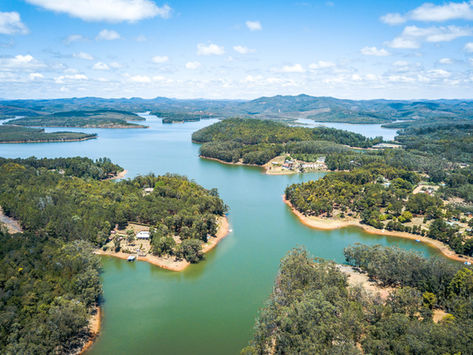 Le superbe lac de Mantasoa à Madagascar