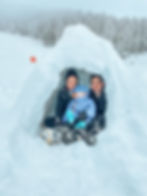 Activités neige bébé