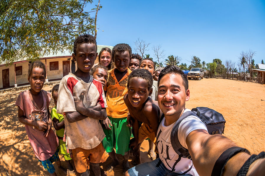 Village de Mangily, Madagascar