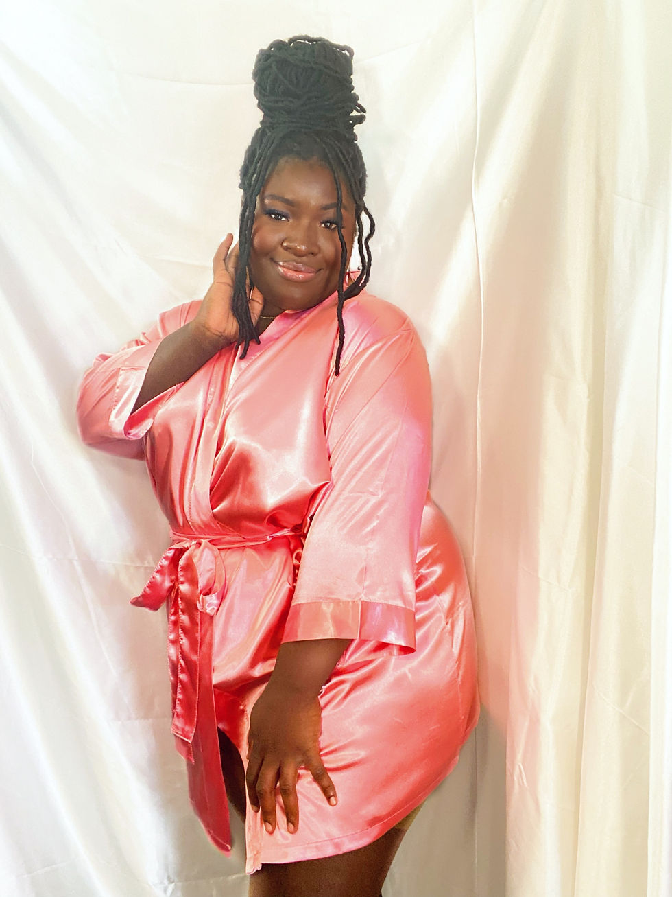 Luxe Robe : Peach Purrfect