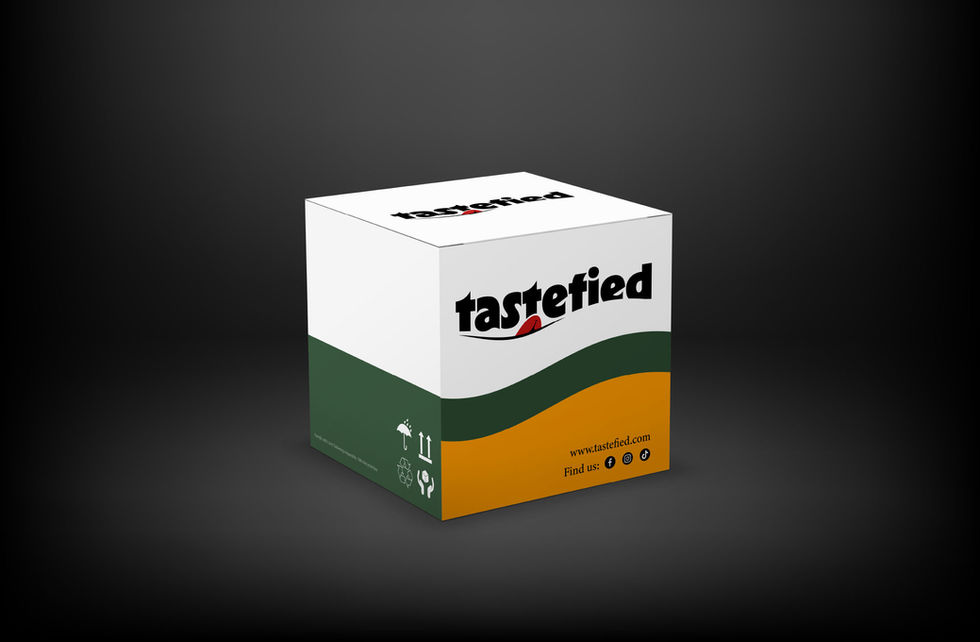delivery box, packaging design, mockup, online culinary branding