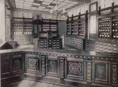 עיצוב פנים נורבגי 1903 מתוך המאגזין -שימו לב לערבוב הארטנובו עם הארטסאנד קרפטס בתוכו