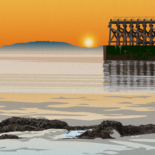 Thumbnail: Maryport Lighthouse A3 Print