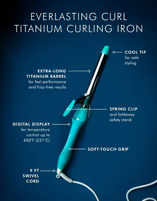 titanium curling iron