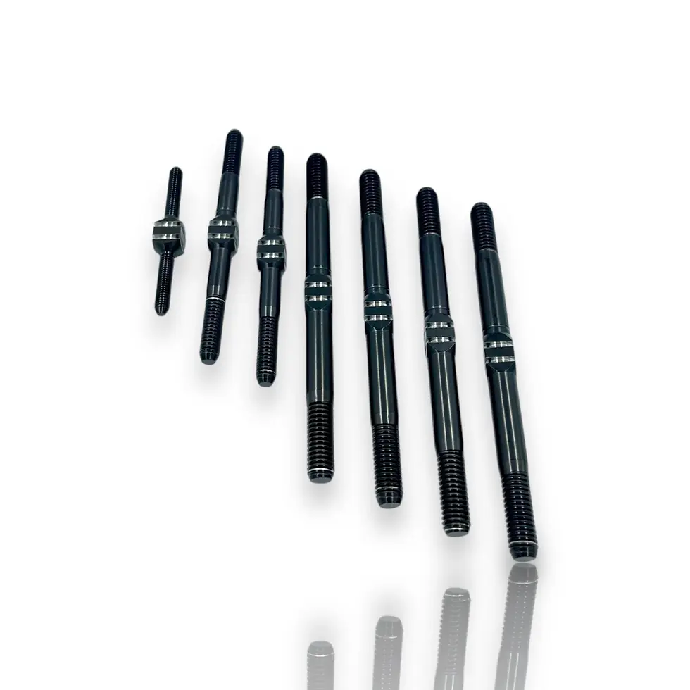 Thumbnail: Tekno NB48/EB48 2.2 Titanium "Milled'' Turnbuckles - Multiple Colours - JT012