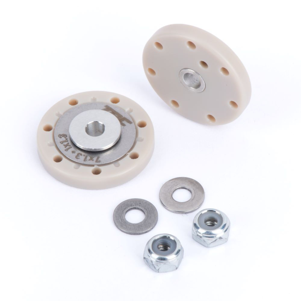 Valve shock pistons 7x1.3 + 1x1.3 Flat (O.D. 15.90mm/I.D. 2.6mm/H. 2.5mm) -