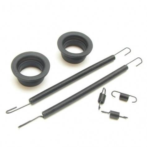 Answer-RC Exhaust rebuild set .21+ Black 2 gaskets 5 springs
