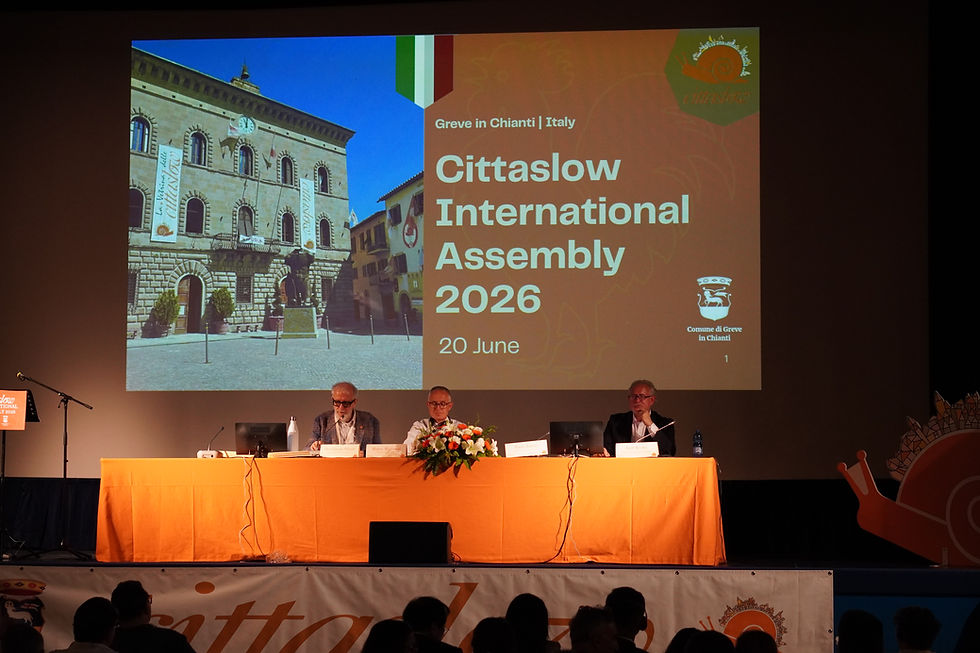 The 2026 Cittaslow International Assembly: The Future of "Good Living" and the New Institutional Framework in Greve in Chianti