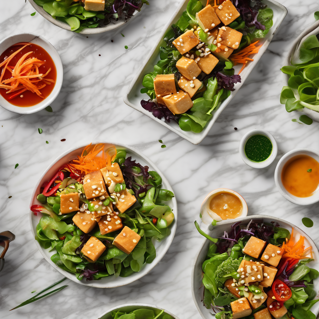 Arranged Food and Objects