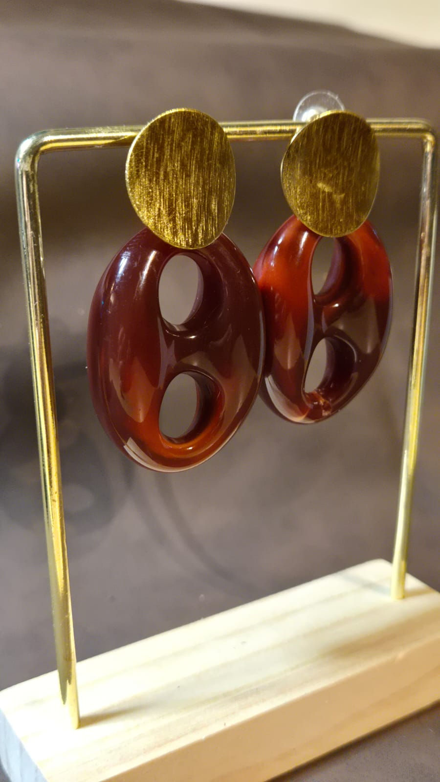 Miniature : Boucles d'oreilles Moka