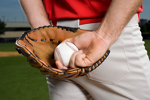 Baseball and glove