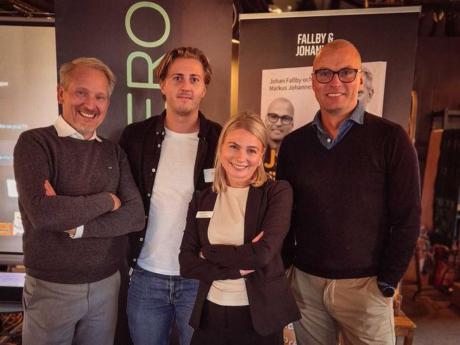 Event med Bokadero Arena. Lunch & föreläsning av Johan Fallby & Markus Johannesson.
📍Söderhamn, Systrarna Söderström

På foto: Johan Fallby, Edvin Wigren, Caroline Norgren, Marcus Johannesson