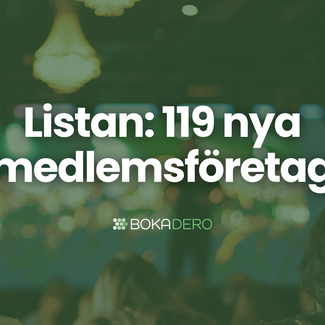 Listan: Vi hälsar 119 nya medlemsföretag välkommen till Bokadero Arena