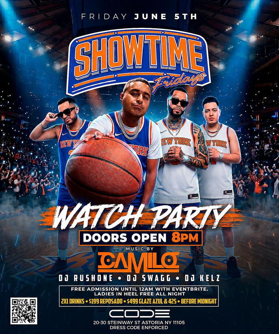 Showtime Fridays at CODE Astoria