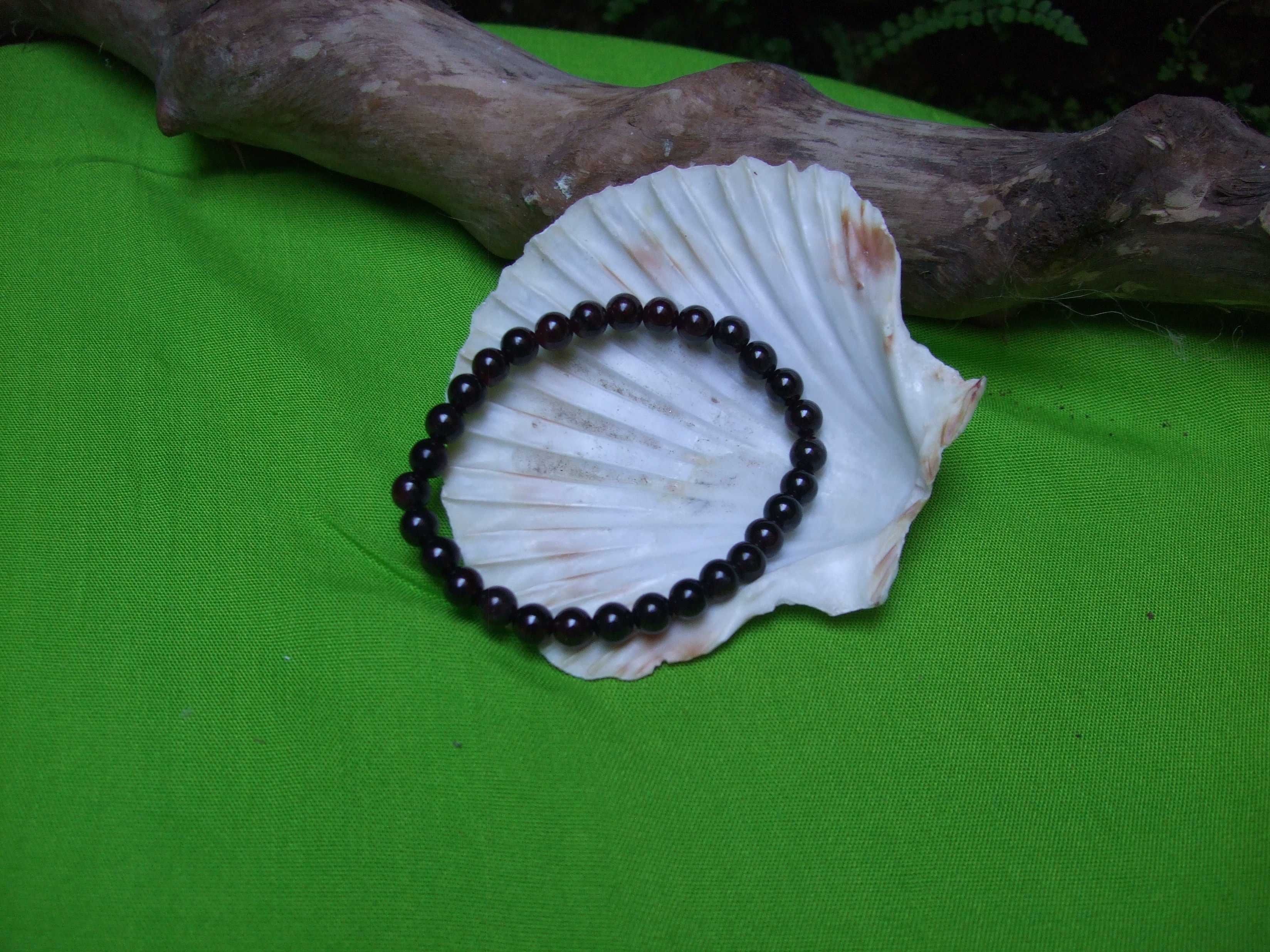 Bracelet Pierre Roulée Grenat