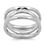 Thumbnail: Wavy Hammered Ring