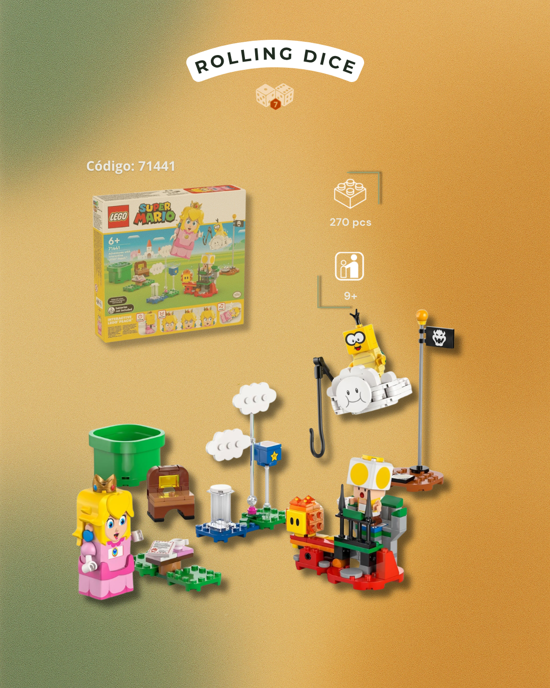 LEGO Aventuras Interactivas con LEGO Peach - 71441