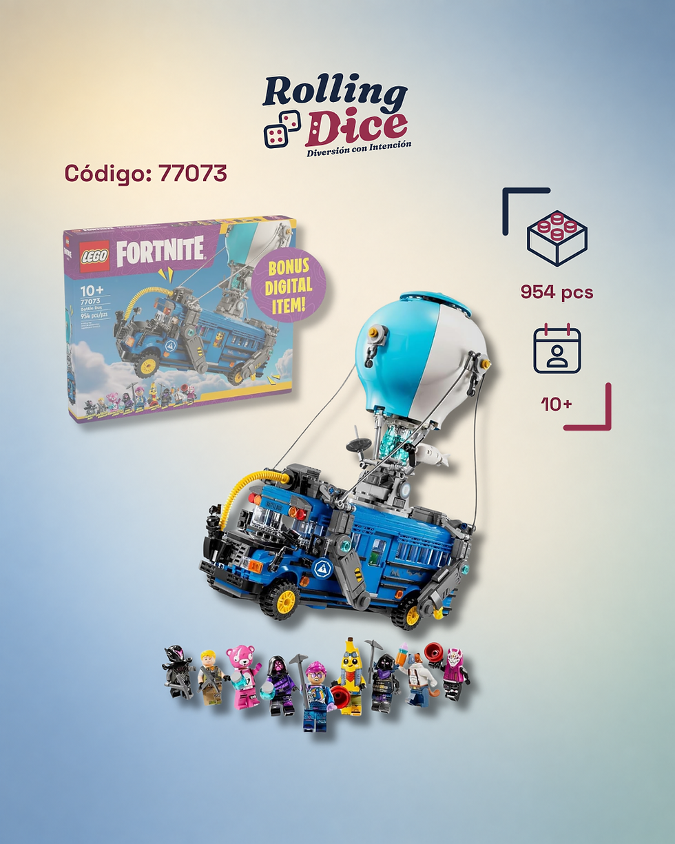 LEGO Fortnite Autobús de Batalla 77073, set original de 954 piezas en Costa Rica