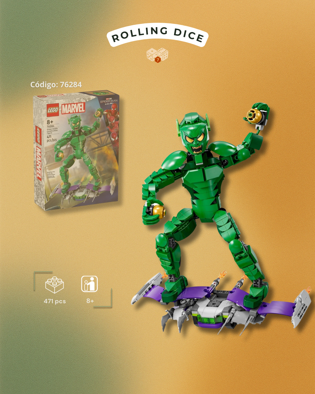 LEGO Duende Verde Figura Completa - 76284