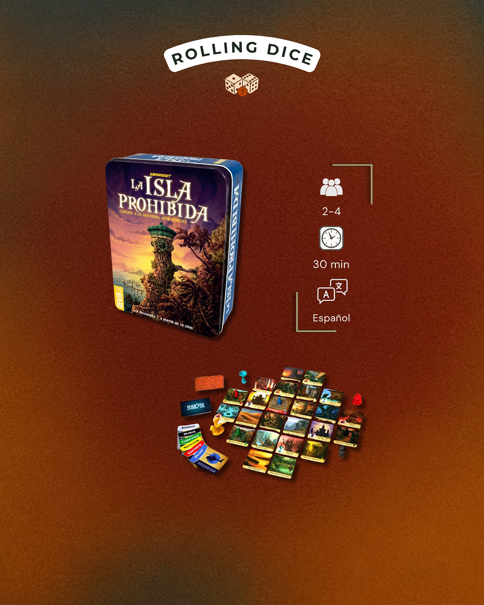 La Isla Prohibida (Edición de Lata), juego de mesa disponible en Costa Rica