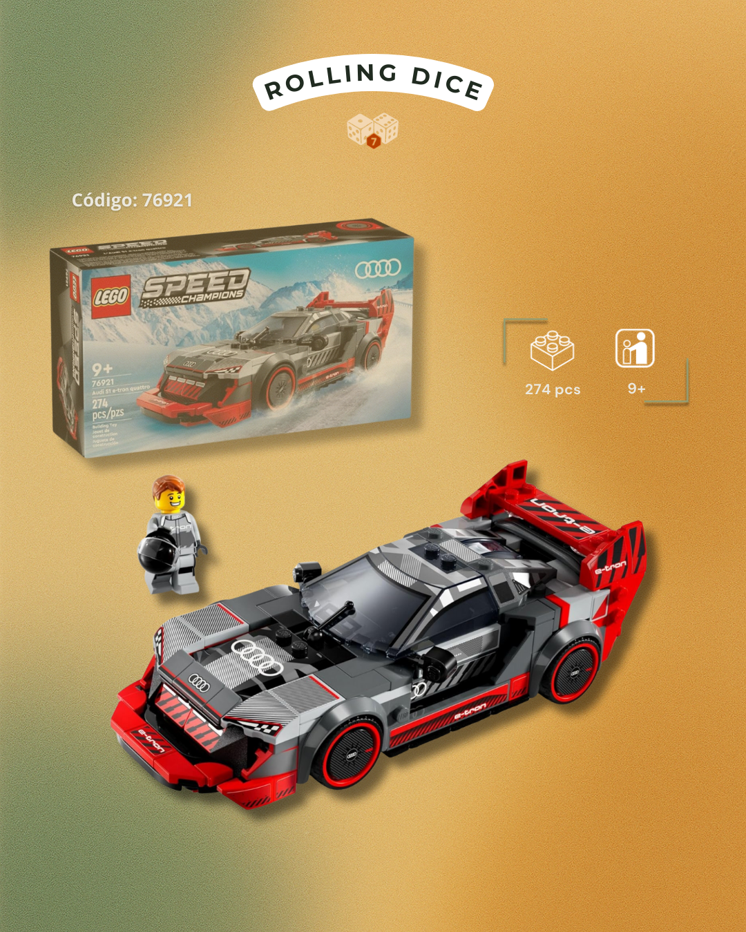 LEGO Audi S1 e-tron quattro - 76921