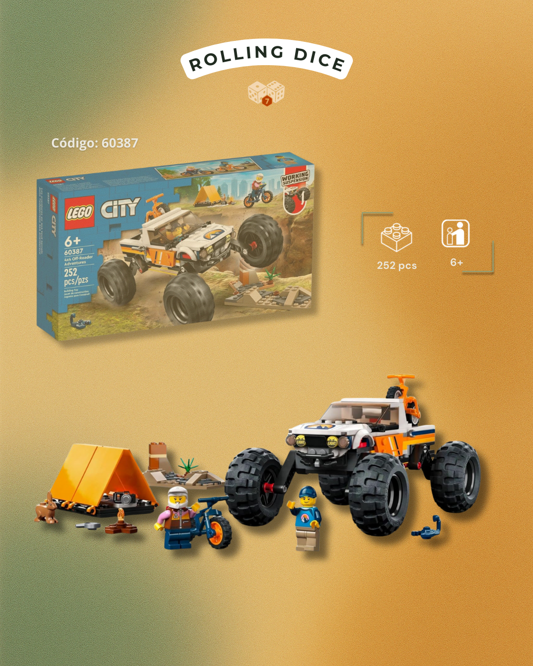 LEGO Todoterreno 4x4 Aventura - 60387