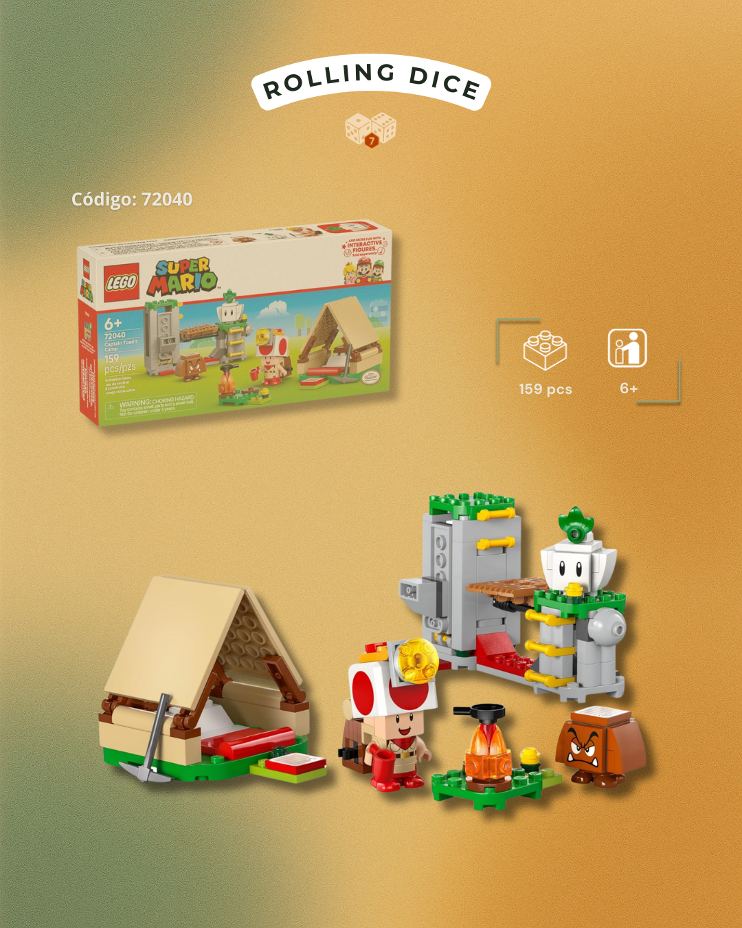 LEGO Campamento del Capitan Toad - 72040