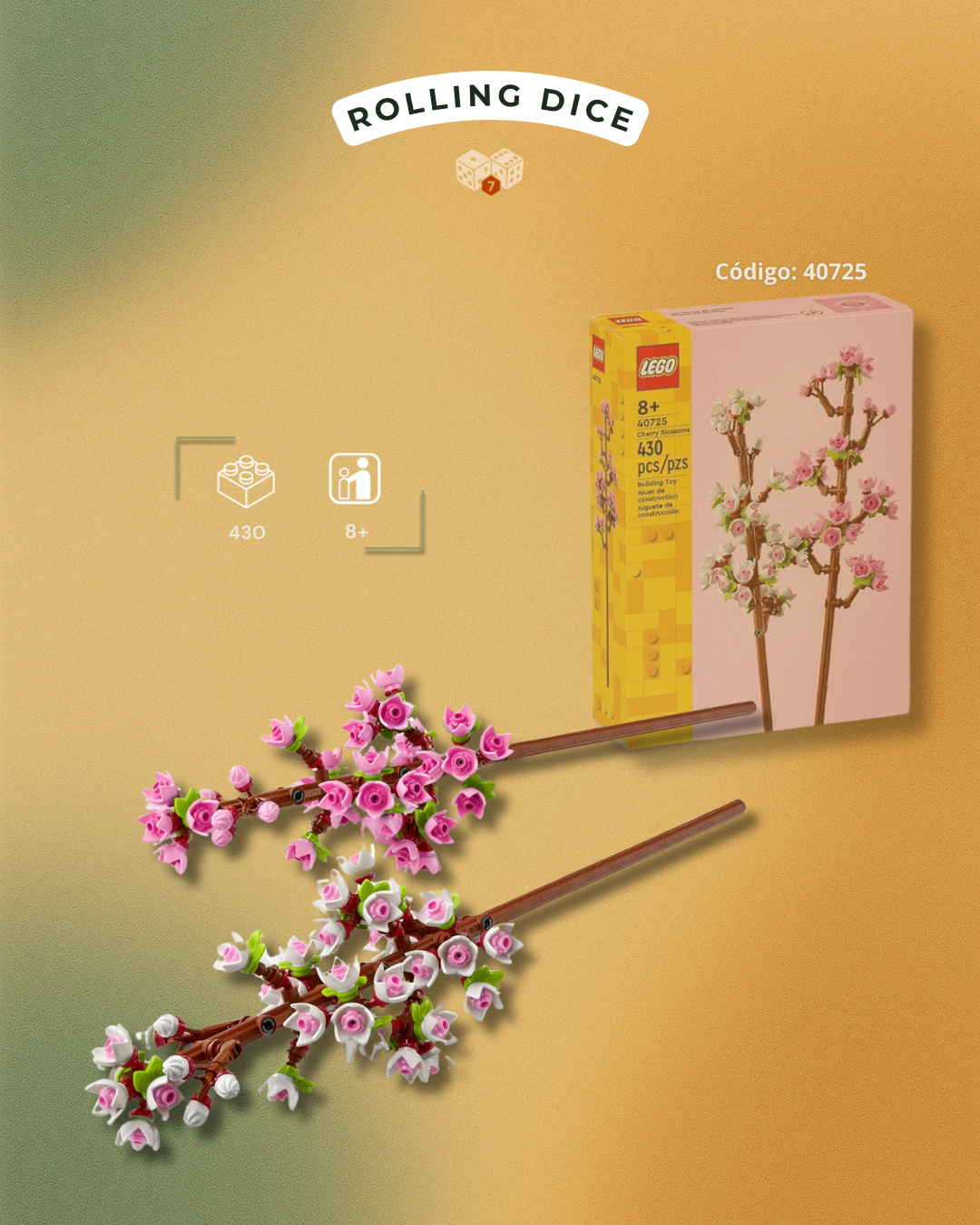 LEGO Cerezos Floreados - 40725
