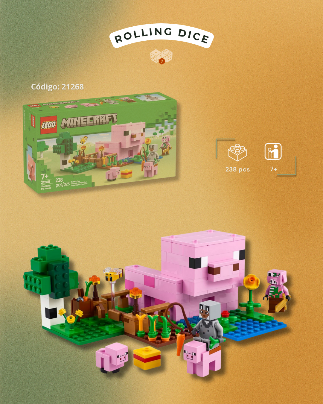 LEGO La Casa del Bebé Cerdo - 21268