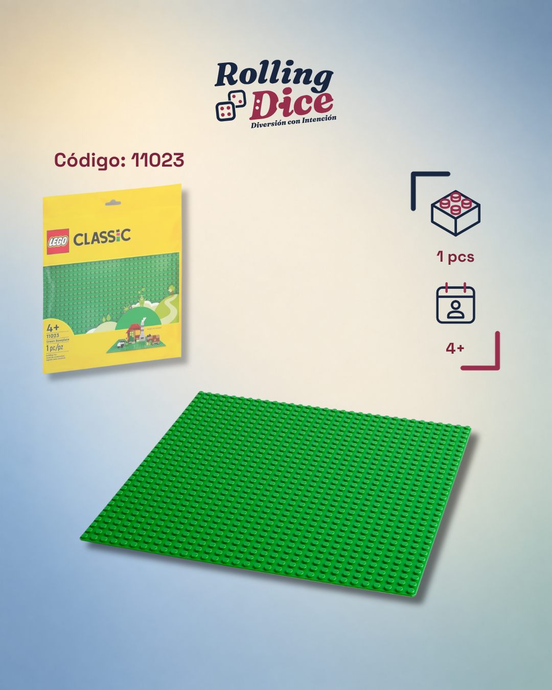 LEGO Base Verde 32x32- 11023, set LEGO original disponible en Costa Rica