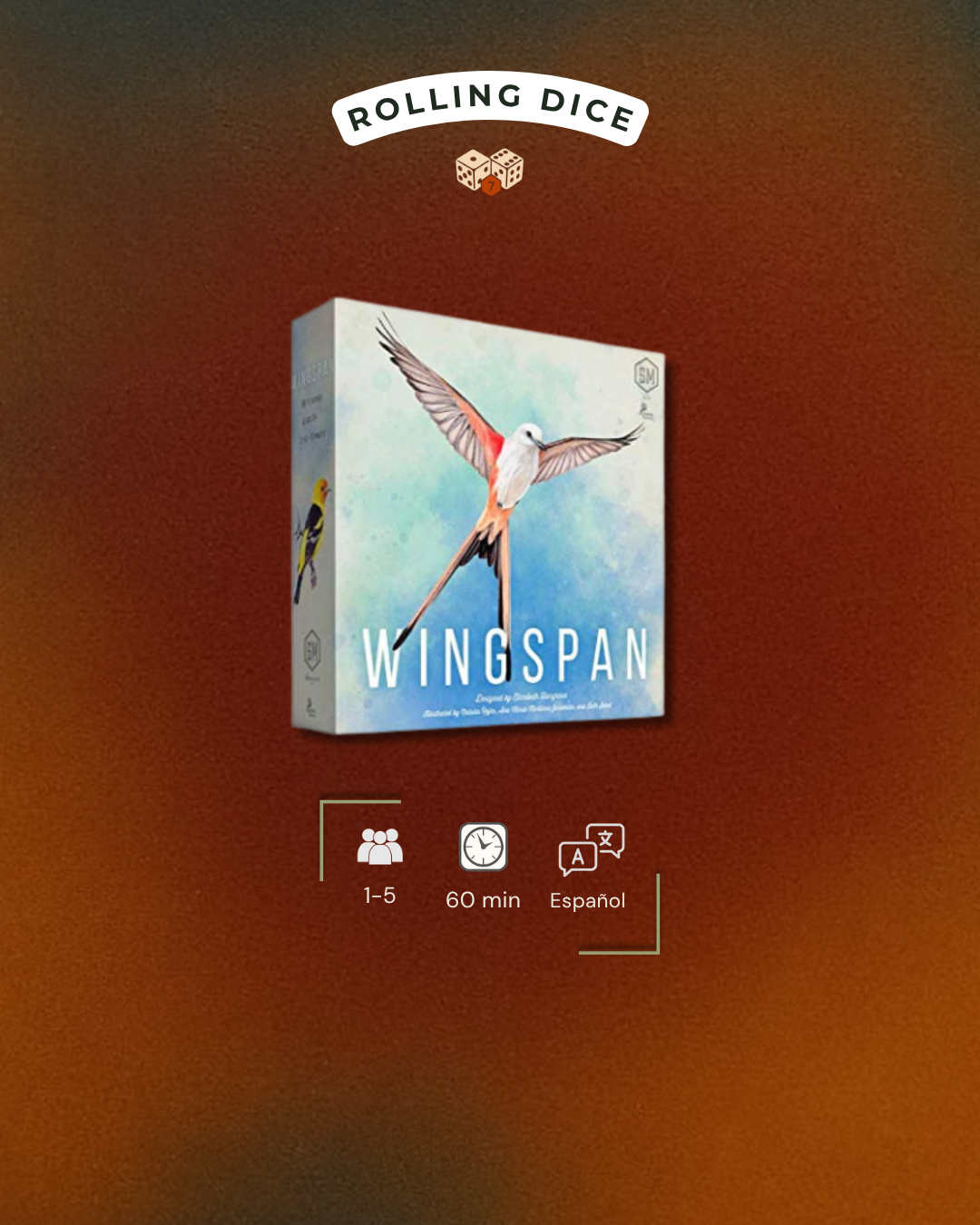 Wingspan, juego de mesa disponible en Costa Rica