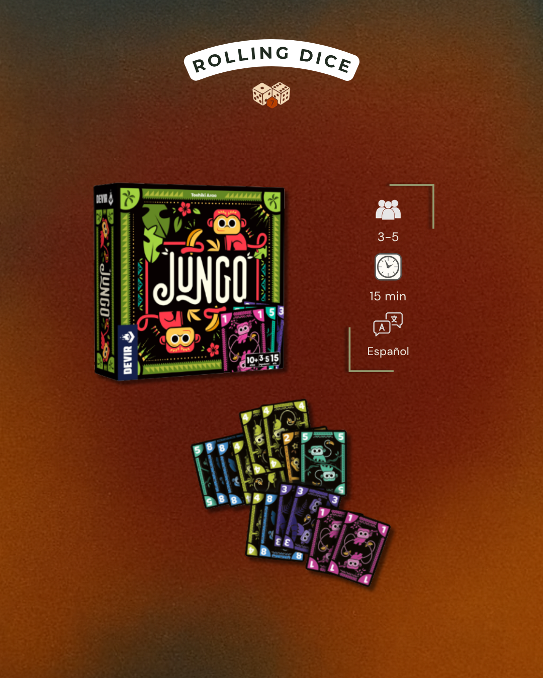 Jungo, juego de mesa disponible en Costa Rica