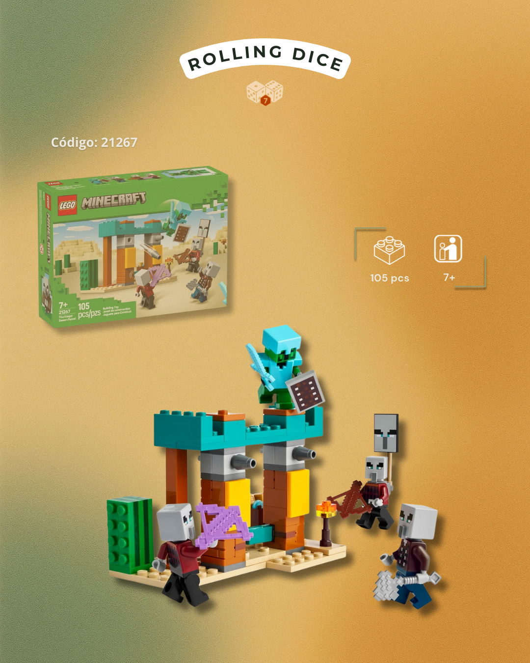 LEGO Patrulla del Desierto de los Maldeanos - 21267