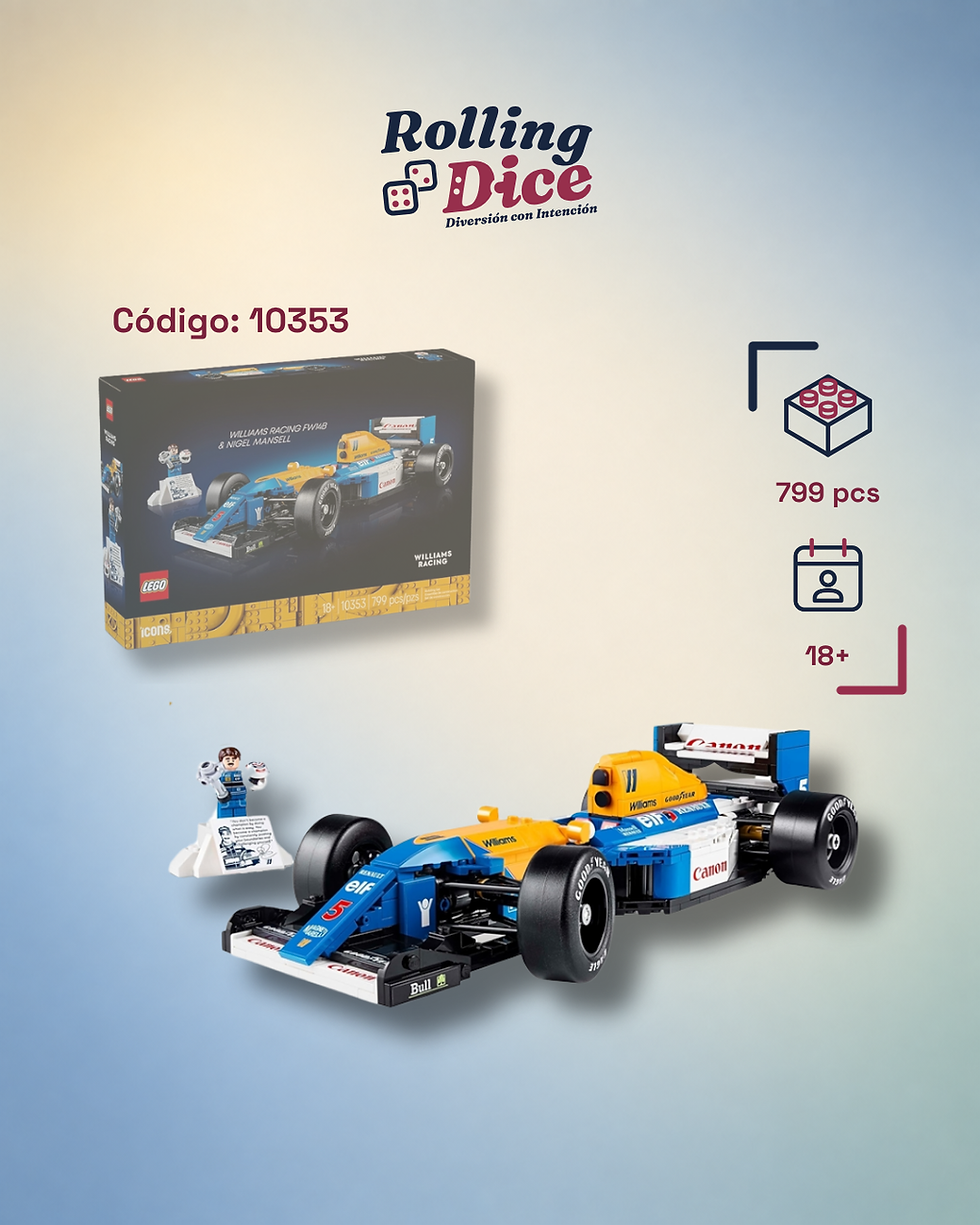LEGO Williams Racing FW14B y Nigel Mansell 10353 en Costa Rica