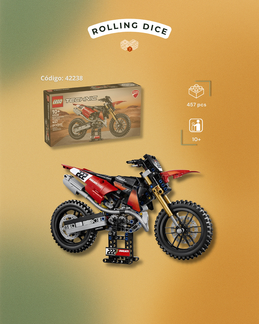 LEGO Moto Ducati Desmo450 MX Factory - 42238