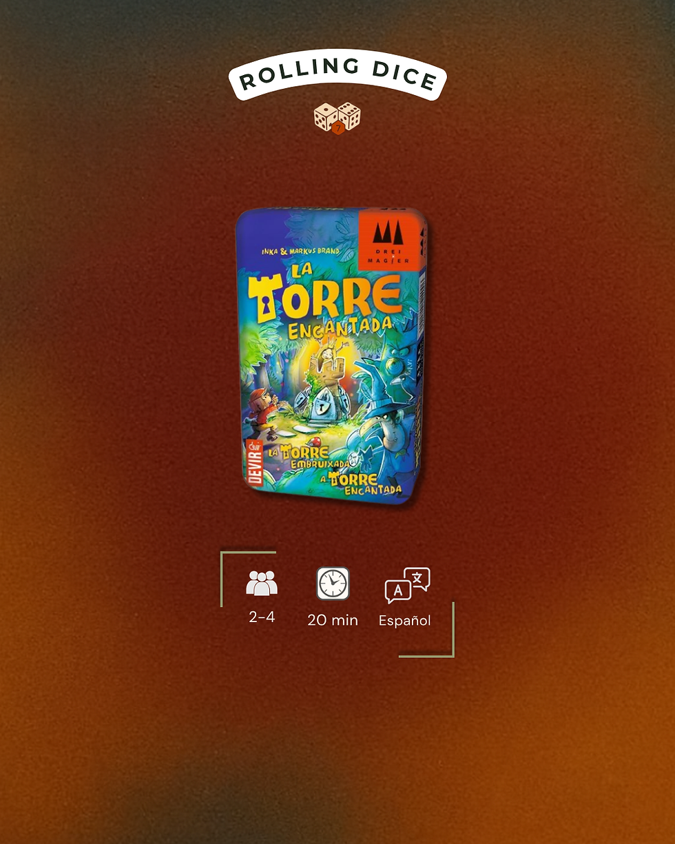 La Torre Encantada (Edición de Lata), juego de mesa disponible en Costa Rica