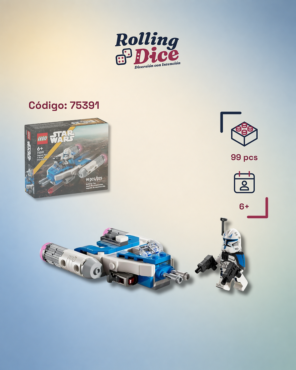 LEGO Microfighter: Ala-Y del Capitan Rex - 75391, set LEGO original disponible en Costa Rica