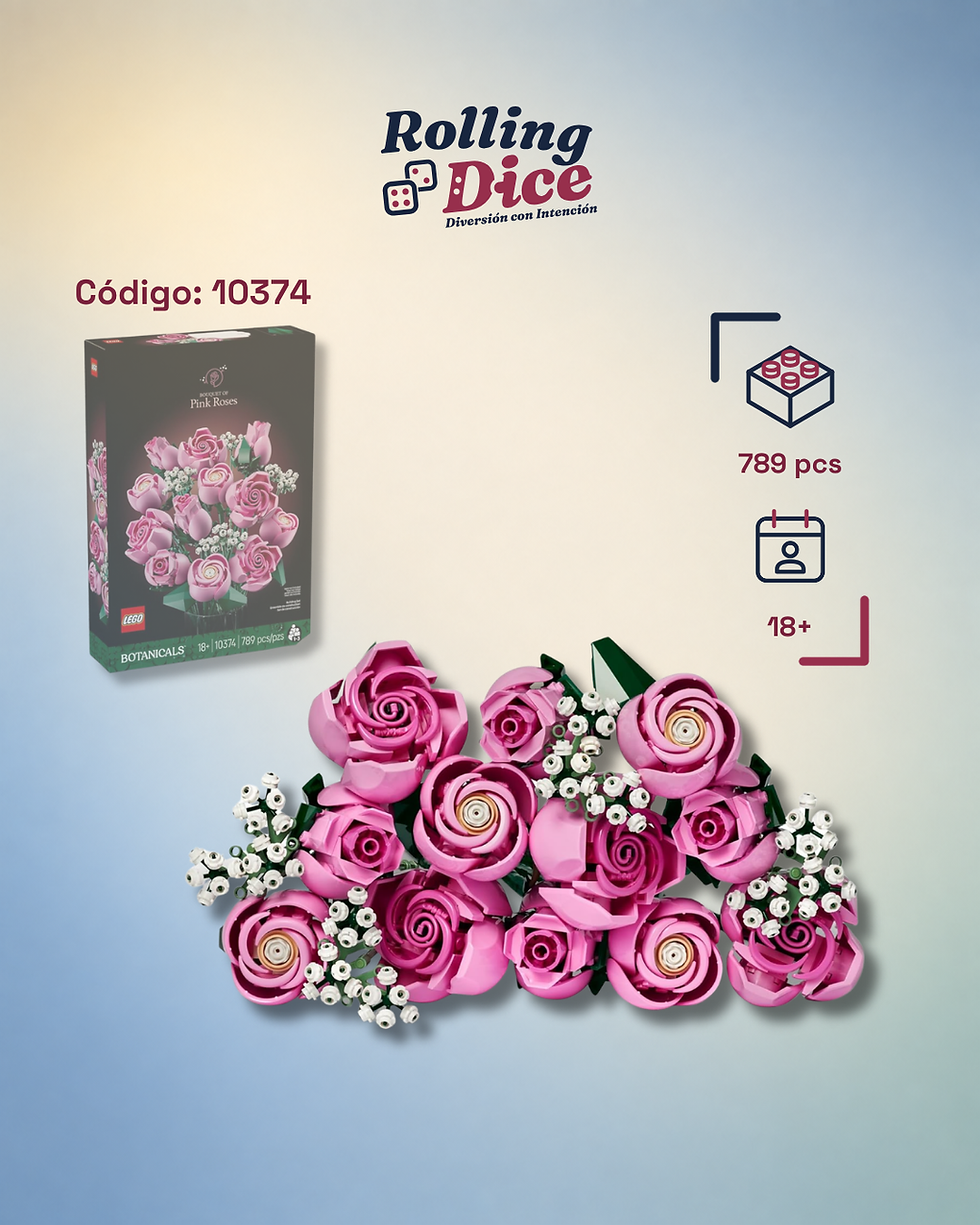 LEGO Ramo de Rosas Rosadas - 10374