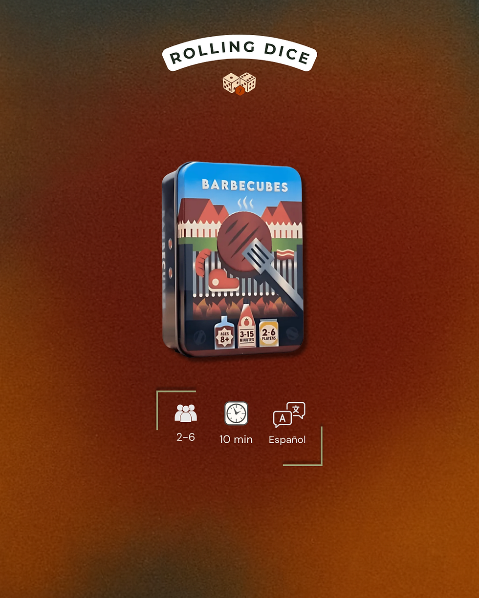 Barbecubes, juego de mesa disponible en Costa Rica