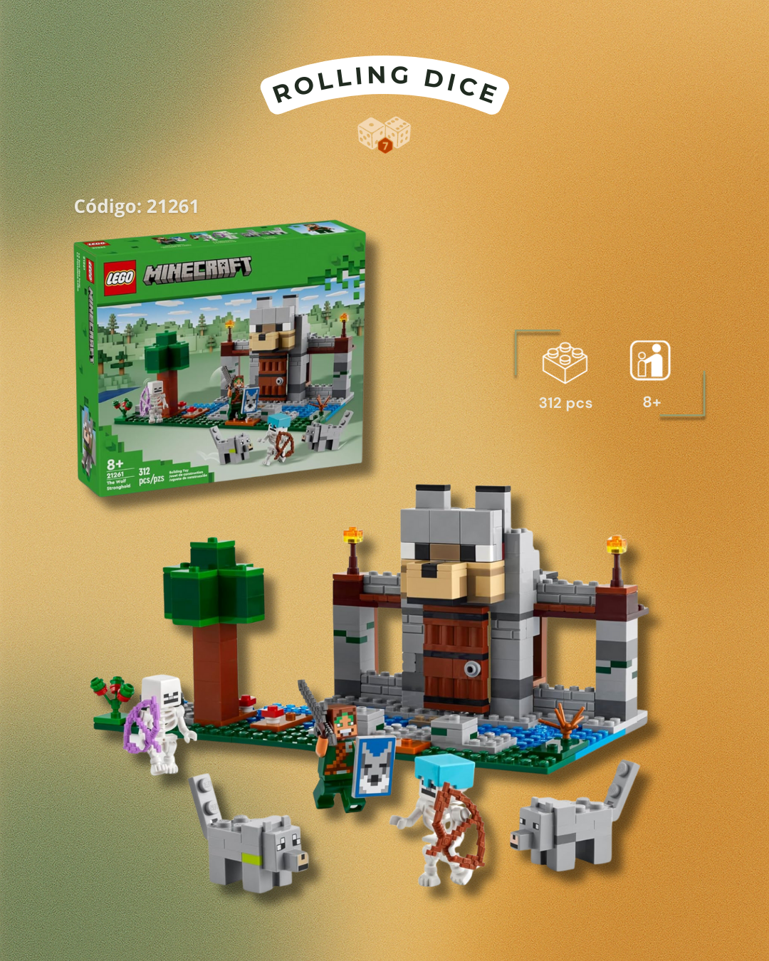 LEGO La Fortaleza del Lobo - 21261