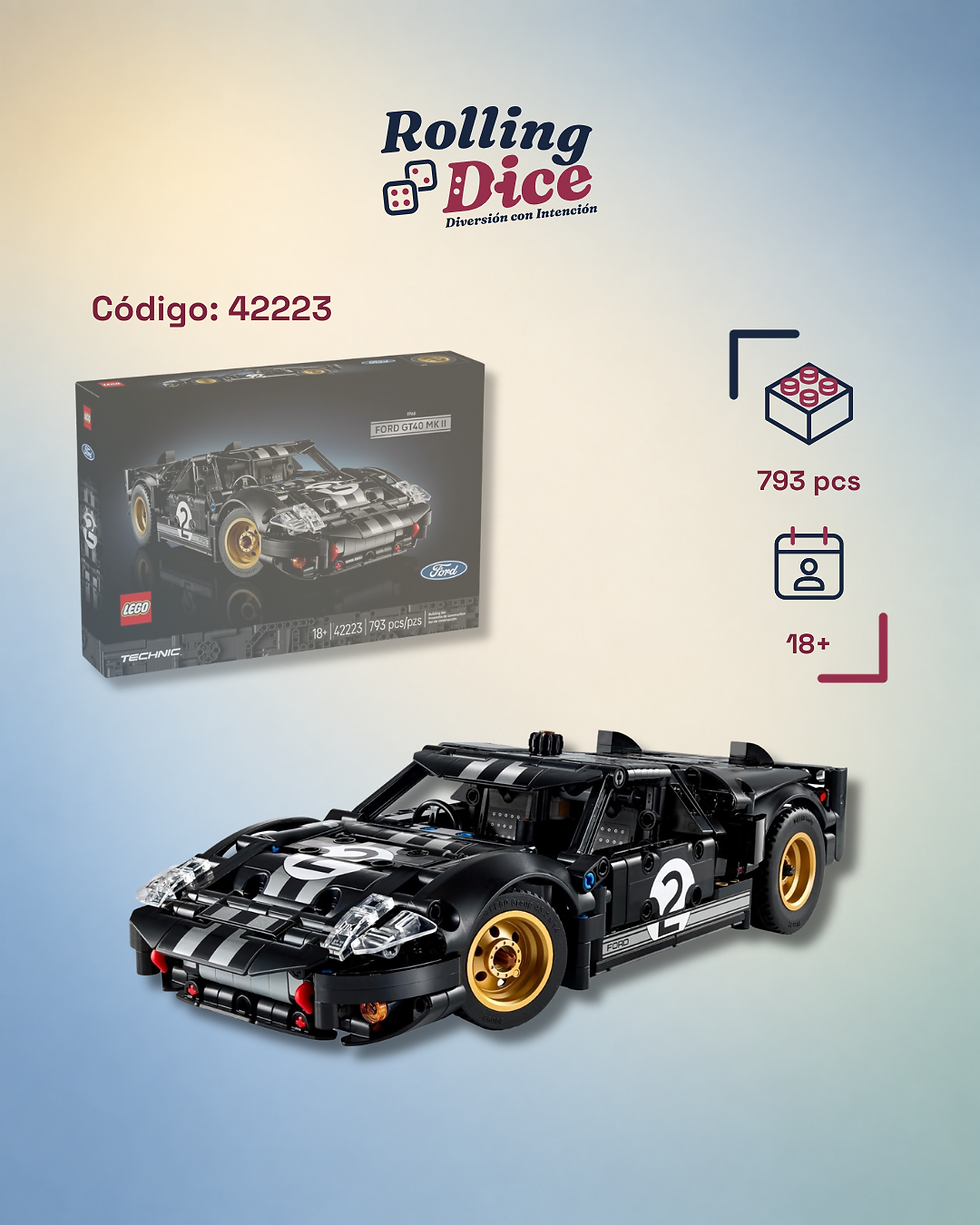 LEGO Auto de Carreras Ford GT40 MKII de 1966 - 42223